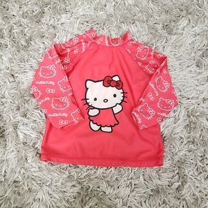 Red Hello Kitty rashguard